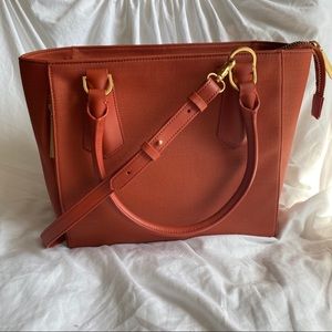 Dagne Dover mini tote rust
